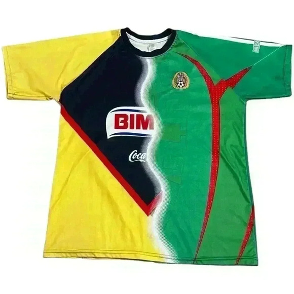 México Vintage Split CocaCola Bimbo Ultra Grail Soccer Jersey